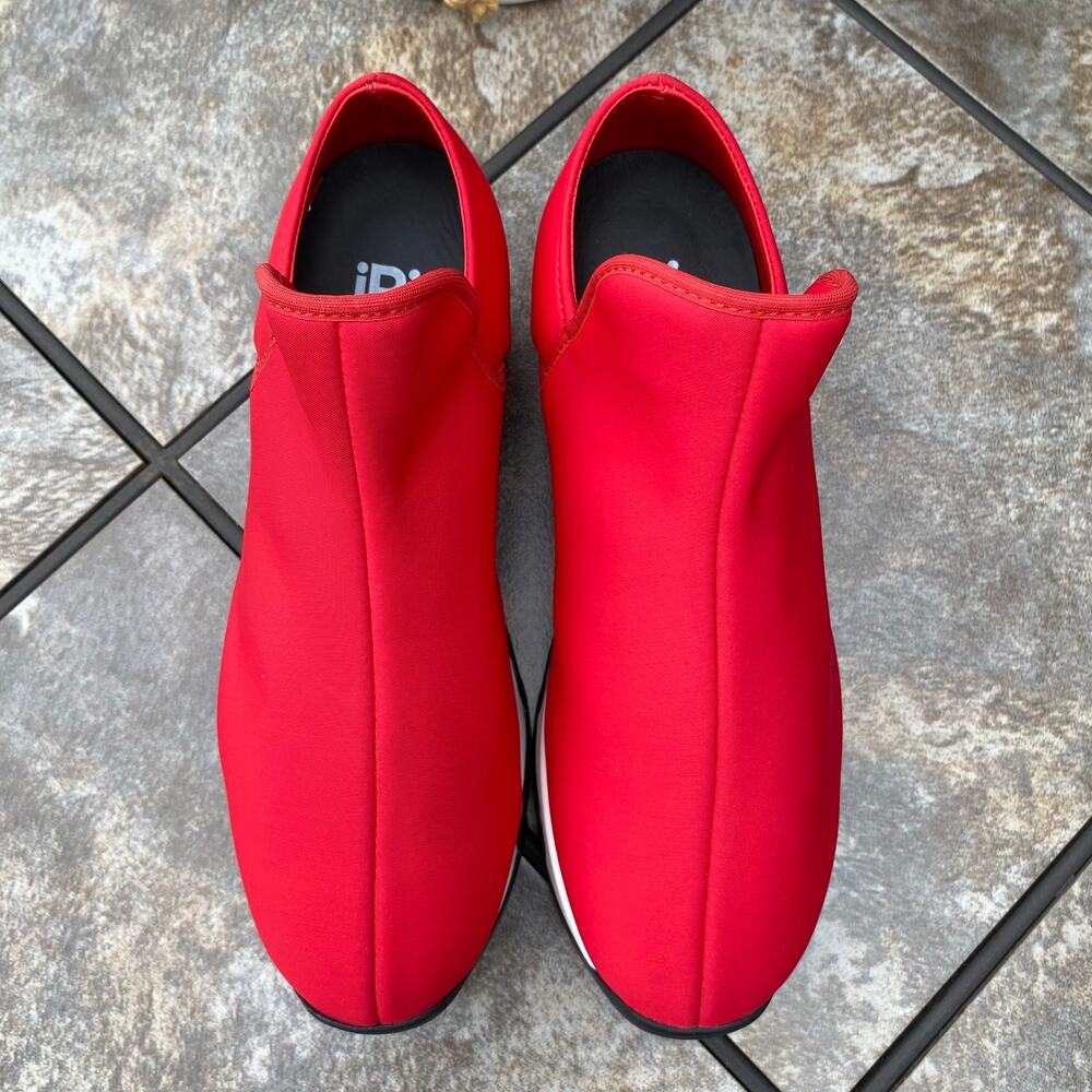 iRi WES I Neoprene Low Top Platform Sneaker Size EU 37 US 7 Red - Picture 5 of 14